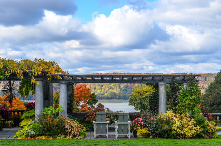 Wave Hill Fall Pergola credit Wave Hill